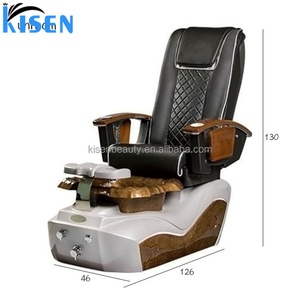 Kisen Pedicure Chair Electric Jet Pump Colorful Led Light Nail Machine Salon Barber Nail Shop Customized Color Voltage - Product Image 2
