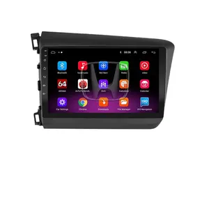 אנדרואיד 10 CarPlay רכב רדיו מולטימדיה וידאו נגן DSP IPS ניווט GPS 2 דין Autoradio עבור הונדה סיוויק 2012 2013 2014 2015