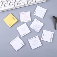 Professionnel pas cher personnalisé carré affaires bureau créatif 3x3 pouces papier adhésif notes autocollantes écriture bloc-notes avec Logo