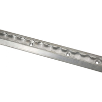 Profilé en U rainuré sur mesure en alliage d'aluminium série 6000 pour équipement logistique, rail de guidage en L pour avion