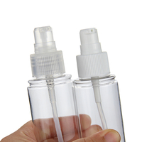 Bouteille en PET en forme de capsule pour lotion et crème, disponible en 30ml, 40ml, 50ml, 60ml, 70ml, 80ml, 100ml – Fabrication en stock