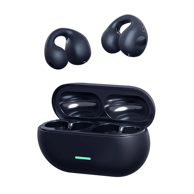 TWS BT 5.3 Wireless Bone Conduction Earphones T75 Digital Display IPX-4 Waterproof Noise Canceling Music HD Call Sports Gaming