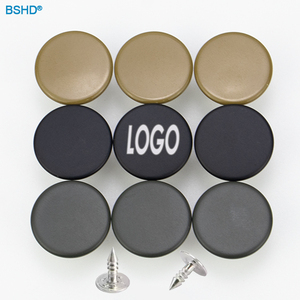 Nút Nhà Máy Phụ Kiện May Mặc Tùy Chỉnh Emboss Biểu Tượng Cổ Điển Mô Hình Quần Áo Kim Loại Nút Quần Jean Denim Nút Và Đinh Tán - Product Image 4