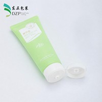 Tube cosmétique vide en PE de 40 mm avec bouchon à vis, impression de logo personnalisée pour lait nettoyant et gel lavant pour le visage, vente en gros