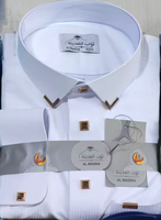 2026 Dubaï Thobe de style saoudien pour hommes, de haute qualité, à manches longues, vêtement islamique professionnel, Abaya Qamis, pour la prière musulmane