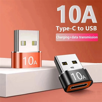 Adaptateur OTG à charge rapide 10a USB 3.0 type-c USB C mâle vers USB femelle convertisseur pour Macbook Xiaomi Samsung USBC connecteur OTG