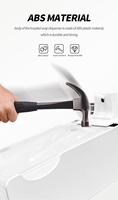 Dispenser Sabun Tangan Stainless Steel Dinding Rumah Sakit CDWK Kapasitas 1000ml Warna Putih Ramah Lingkungan Desain Modern