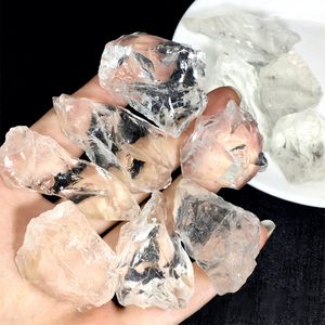 หินคริสตัลใสธรรมชาติสีขาว ขนาด 2-5 ซม. สำหรับอโรมาเธอราพี ของตกแต่ง ขายดีข้ามประเทศ - Product Image 3