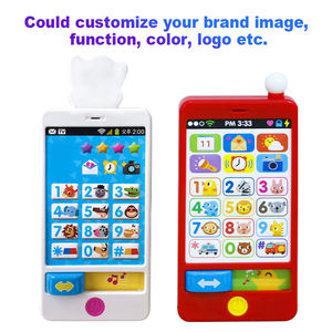 Juguete Educativo para Niños, Teléfono <span class=keywords><strong>de</strong></span> Aprendizaje, Juguete <span class=keywords><strong>de</strong></span> Educación Temprana con Luz, Logotipo Personalizado Disponible - Product Image 5