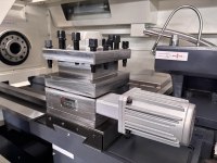 Mesin Bubut CNC Horizontal Heavy Cutting CK6150 dengan Gear 3 Langkah, Lubang Spindle 82mm, Mesin Bubut Logam CNC