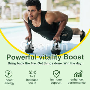 Private Label Ginseng Gewichtstoename Pillen 100% Natuurlijke Ingrediënten Verhoogt Energiefocus Supplementen Capsules - Product Image 3