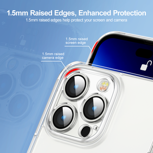 JOYROOM Housse de protection antichoc en TPU souple et transparent pour téléphone portable <span class=keywords><strong>Iphone14</strong></span> <span class=keywords><strong>Pro</strong></span> Plus Max - Product Image 3