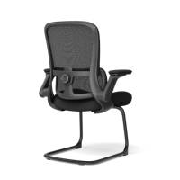 Chaise de bureau moderne en maille – Chaise de conférence et d'ordinateur confortable pour la maison, dossier respirant, design ergonomique anti-fatigue pour l'apprentissage et les longues sessions de travail