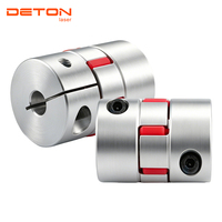 Accouplement à mâchoires Plum D25*L30, coupleur d'arbre flexible, alésage 6mm pour moteur pas à pas servo CNC DETON
