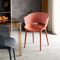 Chaise de salle à manger en plastique polypropylène incassable utilisation de restaurant petite table à manger ensemble 4 chaises moule de chaise en plastique incassable
