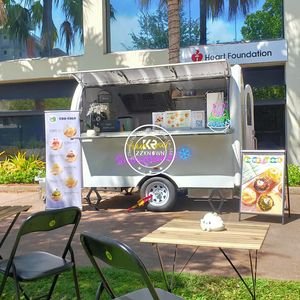 Remorque de restauration mobile, cuisine alimentaire mobile, ligne de gaz, camion de restauration à moto à vendre - Product Image 4