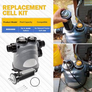 Kit de remplacement de batterie <span class=keywords><strong>Nature2</strong></span> Fusion Soft R0503000, kit de remplacement de batterie Premium R0503000, peut remplacer une piscine jusqu'à 40k-45k gallons - Product Image 2