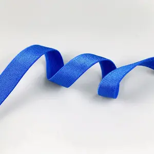 Custom Nylon Lingerie Bra Shoulder Shiny Elastic Webbing Ribbon Sewing Accessories Spandex Webbing Belt