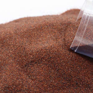 Abrasivo de <span class=keywords><strong>Granate</strong></span> de Alto <span class=keywords><strong>Valor</strong></span>, Grado Industrial, Malla 80A, Arena de <span class=keywords><strong>Granate</strong></span> Roja para Corte por Chorro de Agua y Filtración - Product Image 1