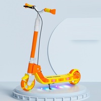 Trottinette à pousser pour bébé, prix raisonnable, logo personnalisé, roues lumineuses, 2 roues, pliable, guidon réglable, en plastique