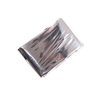 Couverture de survie en plein air 130x210cm, film d'aluminium EVA, équipement de camping d'urgence thermique, couleur argent, résistant à l'humidité - Product Image 5