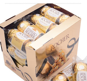 Avellana Wafer Chocolate Caramelos Snacks en T3 * 16 48 Caja <span class=keywords><strong>de</strong></span> regalo <span class=keywords><strong>de</strong></span> boda Forma <span class=keywords><strong>de</strong></span> polvo - Product Image 3