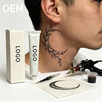 Vente en gros de tatouages personnalisés au logo, effet soyeux, adaptés aux artistes tatoueurs professionnels et aux postes de travail des salons de beauté