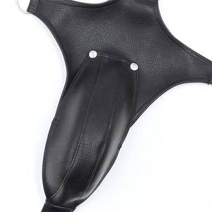 Imbracatura per il corpo maschile con cintura di castità bondage, sexy per coppie gay, per giochi di ruolo. - Product Image 5