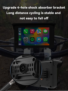 5inch không dây Carplay Android tự động hiển thị xe máy xe máy MP5 Máy nghe nhạc cho di động không thấm nước Xe máy <span class=keywords><strong>GPS</strong></span> Navigation - Product Image 4