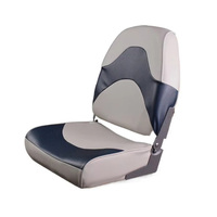 Siège de bateau pliant PC à dossier haut vis en acier inoxydable accessoire de ponton Durable comprenant un treuil d'ancrage pêche marine MINGLAN