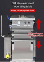 Machine de remplissage semi-automatique verticale à piston pour liquides, bougies, pétrole et beurre, avec chauffage