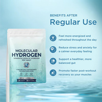 Comprimés d'hydrogène moléculaire H2 saveur framboise, marque privée OEM, 12ppm 16ppm, pour l'eau potable, supplément minéral, végétalien, adulte
