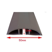Protecteur de câble souple en PVC pour sol, protection de câble intérieur, protection de cordon au sol