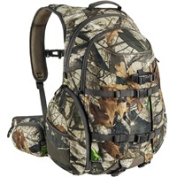 Sac à dos de chasse et de randonnée pour sports de plein air, en tissu silencieux, camouflage bionique, tactique, imperméable, avec fermeture éclair et coussin d'air
