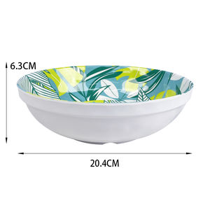 Service de <span class=keywords><strong>vaisselle</strong></span> en mélamine à motif floral, joli et <span class=keywords><strong>pas</strong></span> <span class=keywords><strong>cher</strong></span> - Product Image 4