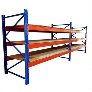 Mezzanine industrielle à 2 niveaux en acier avec escalier de sécurité et rampes, capacité de charge 300 kg/m², revêtement poudré - Product Image 5