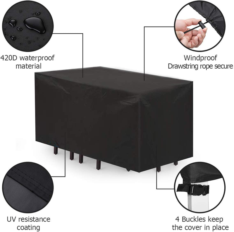 Durable PVC Coated Oxford Garden Furniture