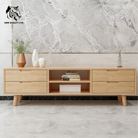 Meuble TV en bois au design unique, fabriqué en Chine, prix compétitif, logo personnalisé, stock important, prêt à être expédié, meuble de salon.