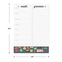 Taille personnalisée A3 A4 A5 effaçable à sec liste de tâches bloc-notes tableau d'affichage magnétique auto-adhésif avec aimant de réfrigérateur inscriptible