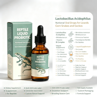 Complément alimentaire liquide probiotique FortiFlora personnalisé OEM ODM pour reptiles, gouttes orales nutritionnelles pour lézards et serpents de maïs