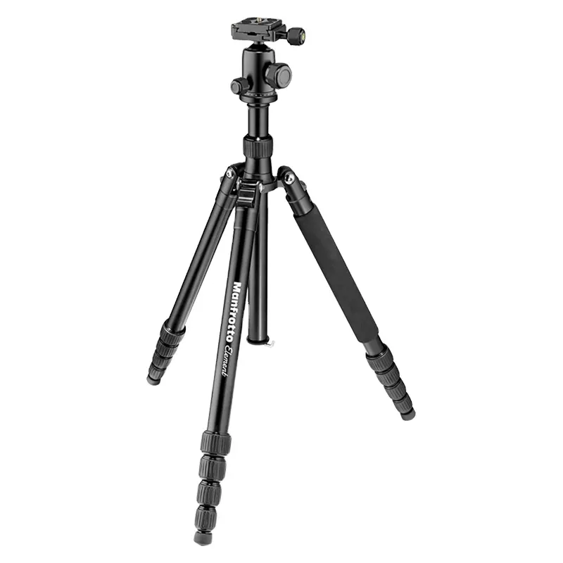 Manfrotto MKELEB5BK-BH-element SLR tripod large aluminum alloy camera tripod SLR