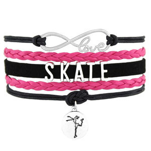Fabricante mejor amigo infinito <span class=keywords><strong>amor</strong></span> Skate patinaje pulseras para mujeres regalos de <span class=keywords><strong>la</strong></span> <span class=keywords><strong>amistad</strong></span> - Product Image 1