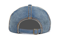 Topi Denim Katun Kasual Pantai Musim Panas Unisex Model Ivy Klasik untuk Pria Wanita