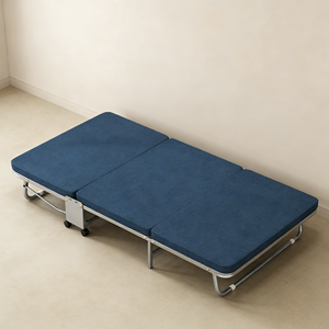 <span class=keywords><strong>Cama</strong></span> <span class=keywords><strong>Plegable</strong></span> de Lujo con Cubierta de <span class=keywords><strong>Espuma</strong></span> Viscoelástica con Gel Refrigerante, Comodidad Premium para Campamentos en Clima Cálido - Product Image 3