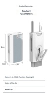 Accessoires multifonctions pour PC, brosse de nettoyage tout-en-un, kit de nettoyage pour écran d'ordinateur et clavier