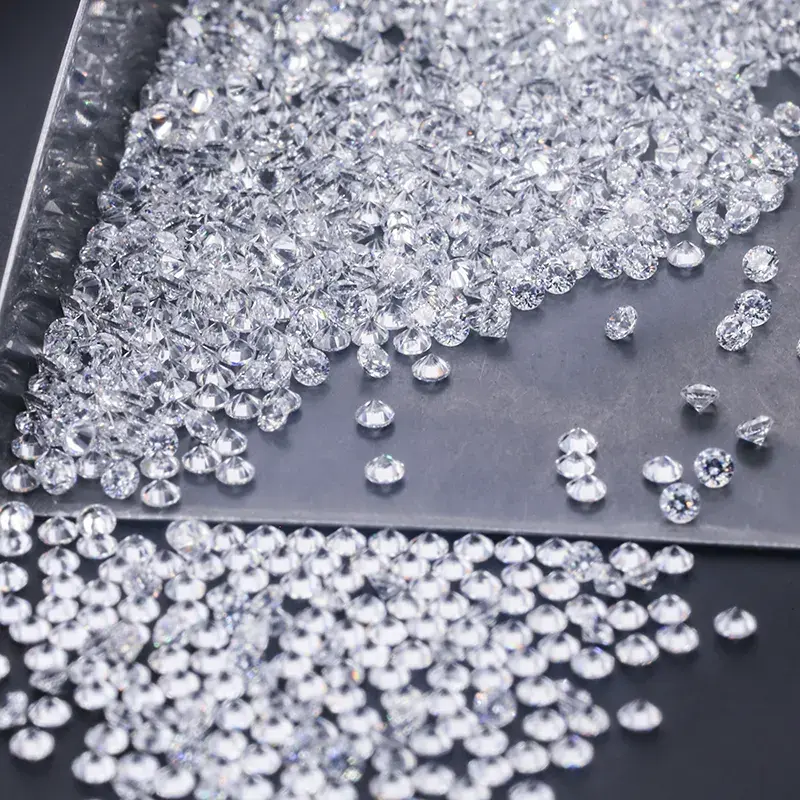 Starsgem diamanti artificiali di alta qualità full stock DEF lab grown melee cvd hpht 0.7-2.9mm diamante fabbricato in laboratorio