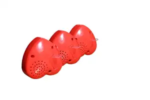 Mainan mewah perekam bentuk hati merah mainan modul suara detak jantung menenangkan