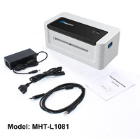 Impresora de Etiquetas Térmicas Milestone MHT-L1081 OEM de 108 mm, Impresora de Etiquetas de Envío de Escritorio, USB Inalámbrica, Certificación CE, en Stock