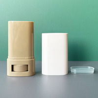 Conteneur vide en plastique pour déodorant en stick de 15 g et 20 g, tubes à visser, emballage pour baume déodorant