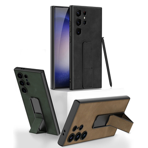 เคสหนัง PU ฝ้าสำหรับ Samsung S24เคสโทรศัพท์ป้องกันการตกสุดสร้างสรรค์พร้อมตัวยึด S25เคสโทรศัพท์พิเศษ - Product Image 3